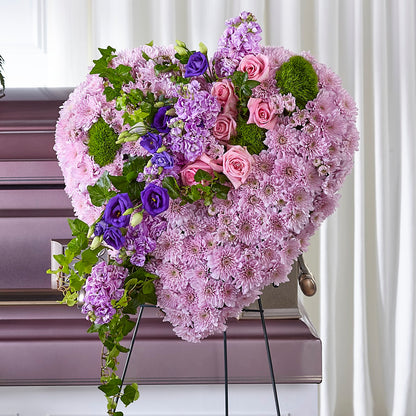 Treasured Love Standing Heart –  Rhea Flower Shop, Toronto ON