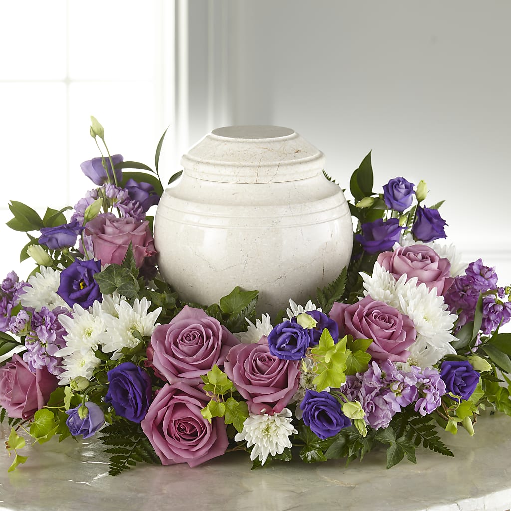 Blooming Sympathy Cremation Adornment –  Rhea Flower Shop, Toronto ON
