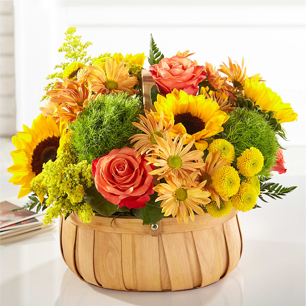 Harvest Sunflower Basket –  Rhea Flower Shop, Toronto ON