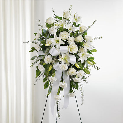 With Care Standing Spray –  Rhea Flower Shop, Toronto ON