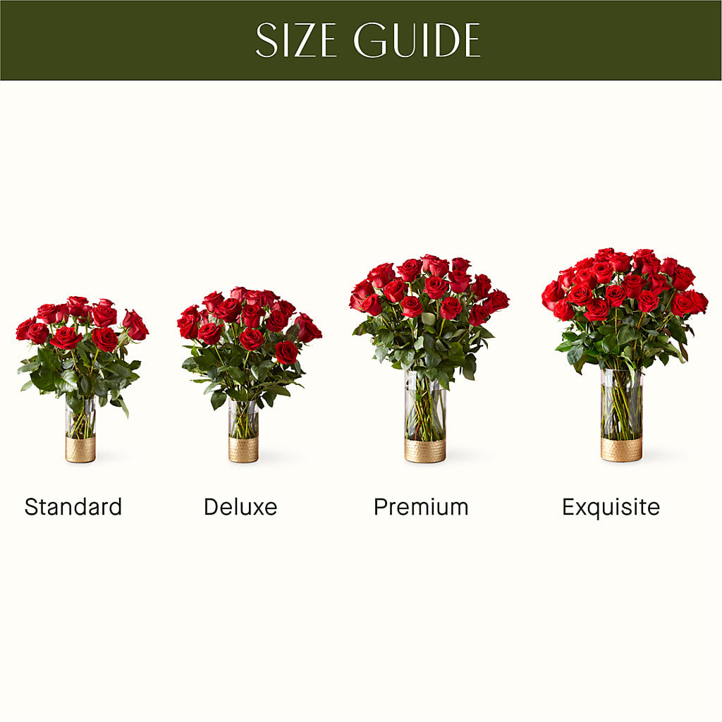 Classic Love Red Rose Bouquet –  Rhea Flower Shop, Toronto ON