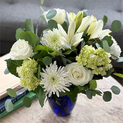 Snowy Dreams Bouquet –  Rhea Flower Shop, Toronto ON