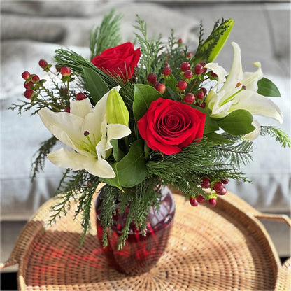 Evergreen Delight Bouquet –  Rhea Flower Shop, Toronto ON