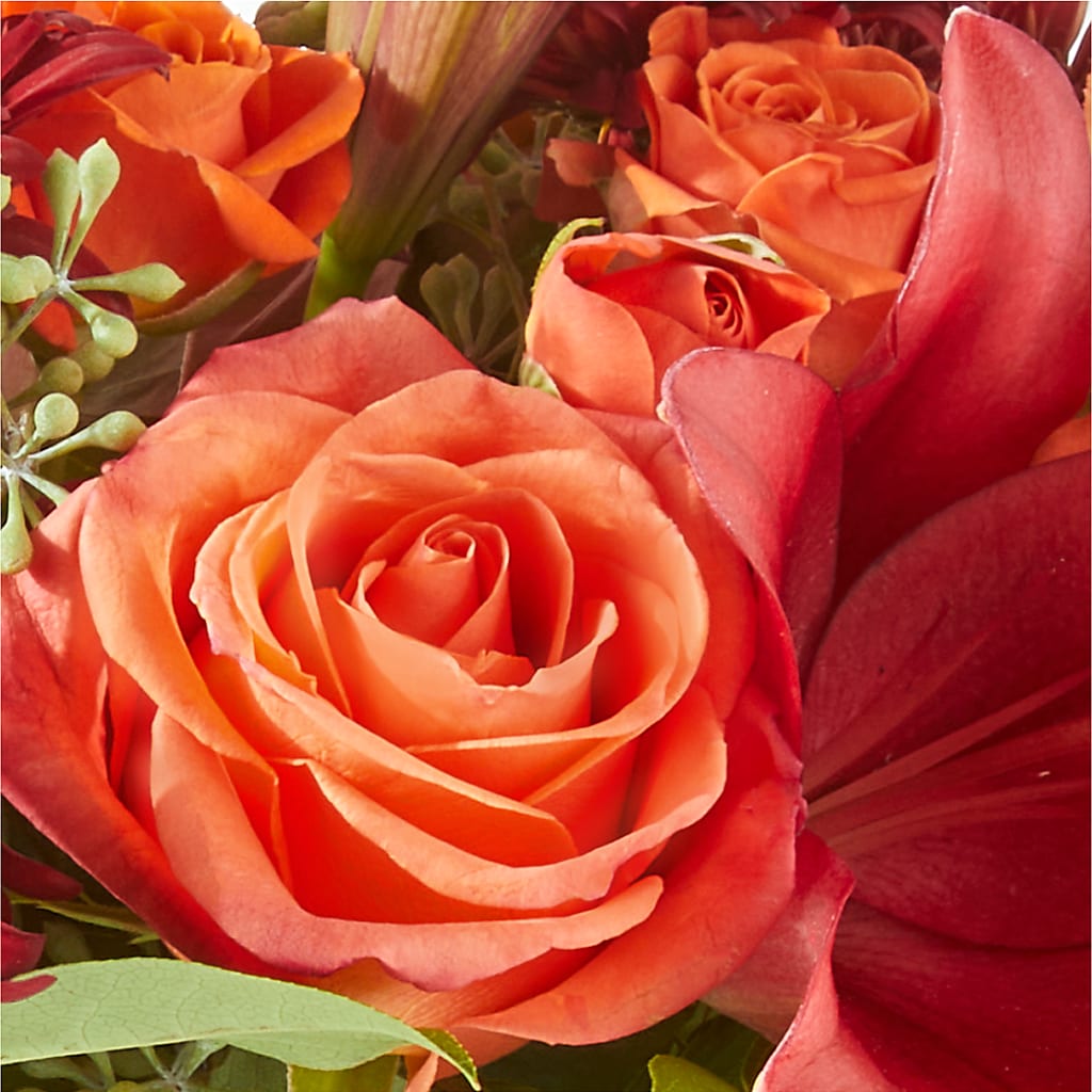 Crimson Leaves Bouquet –  Rhea Flower Shop, Toronto ON