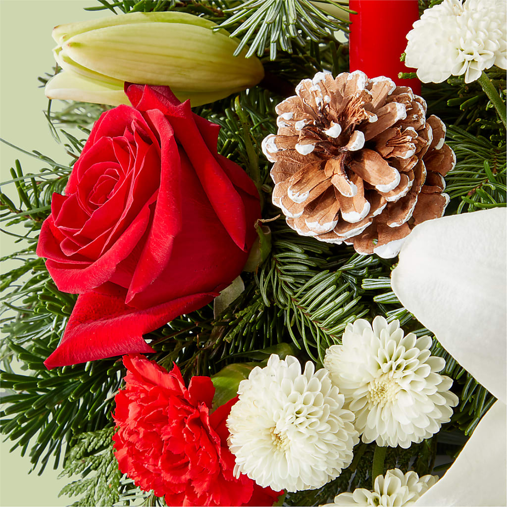 Seasonal Festivities Centerpiece –  Rhea Flower Shop, Toronto ON