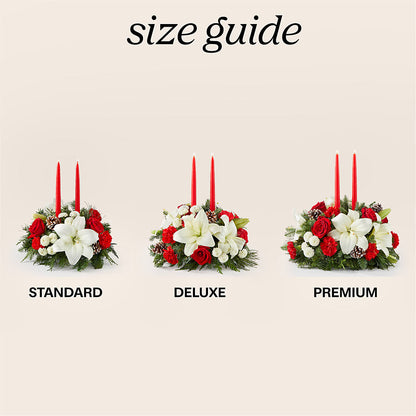 Seasonal Festivities Centerpiece –  Rhea Flower Shop, Toronto ON