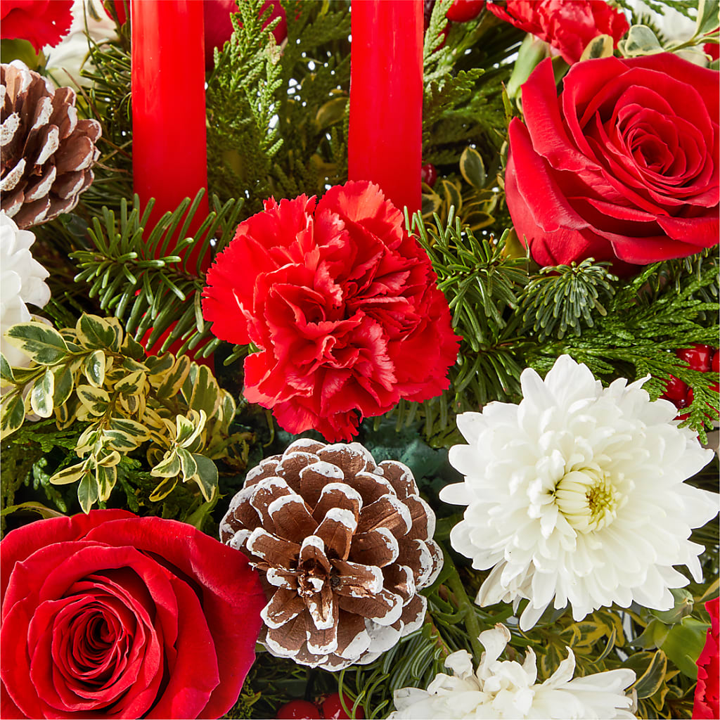 Holiday Soiree Centerpiece –  Rhea Flower Shop, Toronto ON