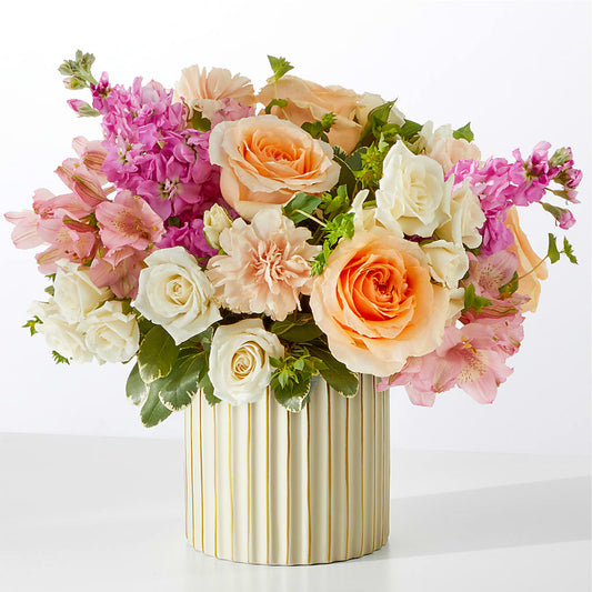 Paradise Bouquet with Ivory Vase –  Rhea Flower Shop, Toronto ON