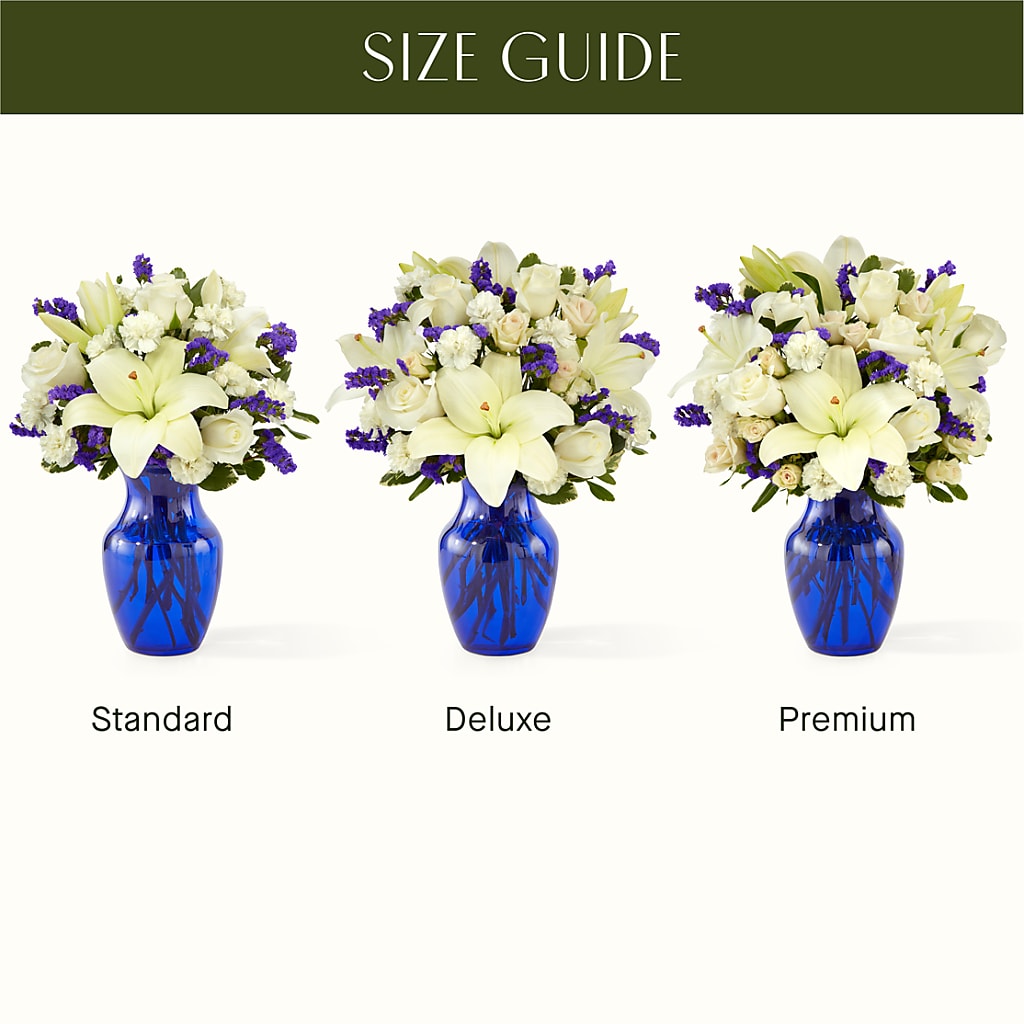 Sapphire Rush Bouquet –  Rhea Flower Shop, Toronto ON