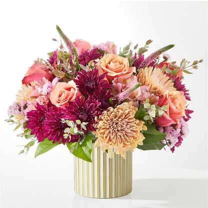 Berry Cobbler Bouquet with Ivory Vase –  Rhea Flower Shop, Toronto ON