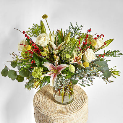 Berry & Bright Bouquet –  Rhea Flower Shop, Toronto ON