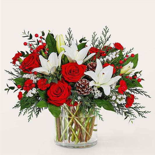 Best in Snow Bouquet –  Rhea Flower Shop, Toronto ON