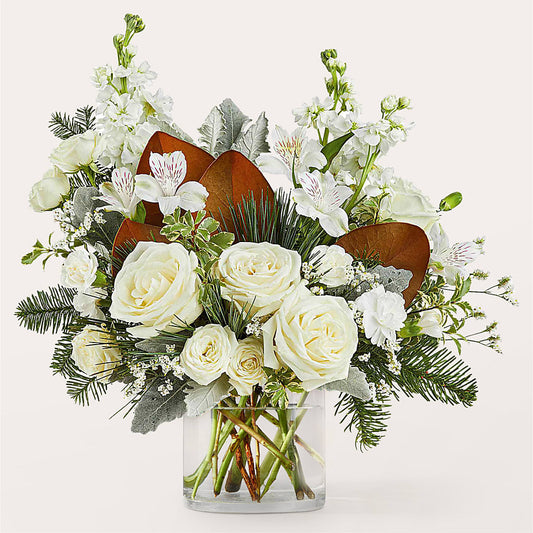 Fresh Snowfall Bouquet –  Rhea Flower Shop, Toronto ON