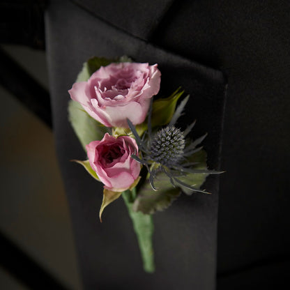 Veronica Boutonniere –  Rhea Flower Shop, Toronto ON