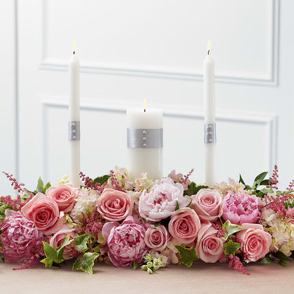 Worldwide Romance Unity Candle Arrangement –  Rhea Flower Shop, Toronto ON