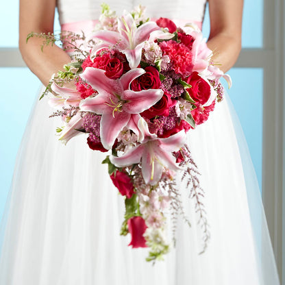 Lily & Rose Bouquet –  Rhea Flower Shop, Toronto ON