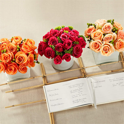 Dawn Rose Centerpiece –  Rhea Flower Shop, Toronto ON