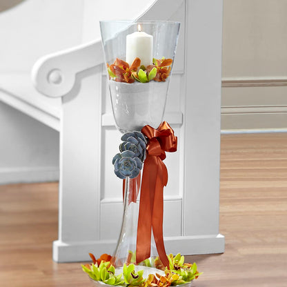 Matrimony Pew Decor –  Rhea Flower Shop, Toronto ON