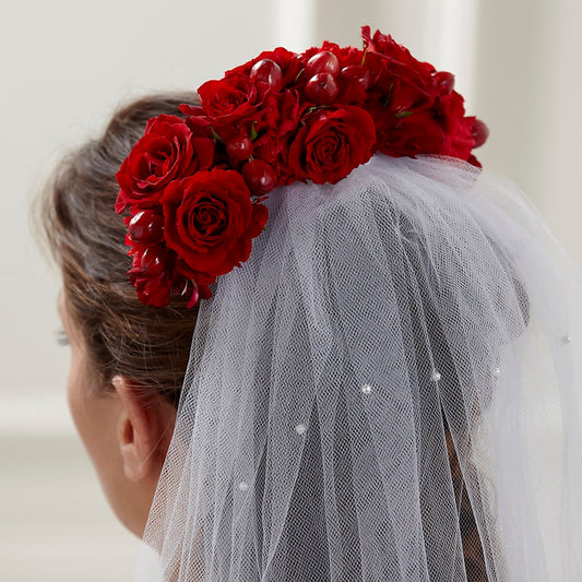 Decoración para el cabello con la felicidad del corazón